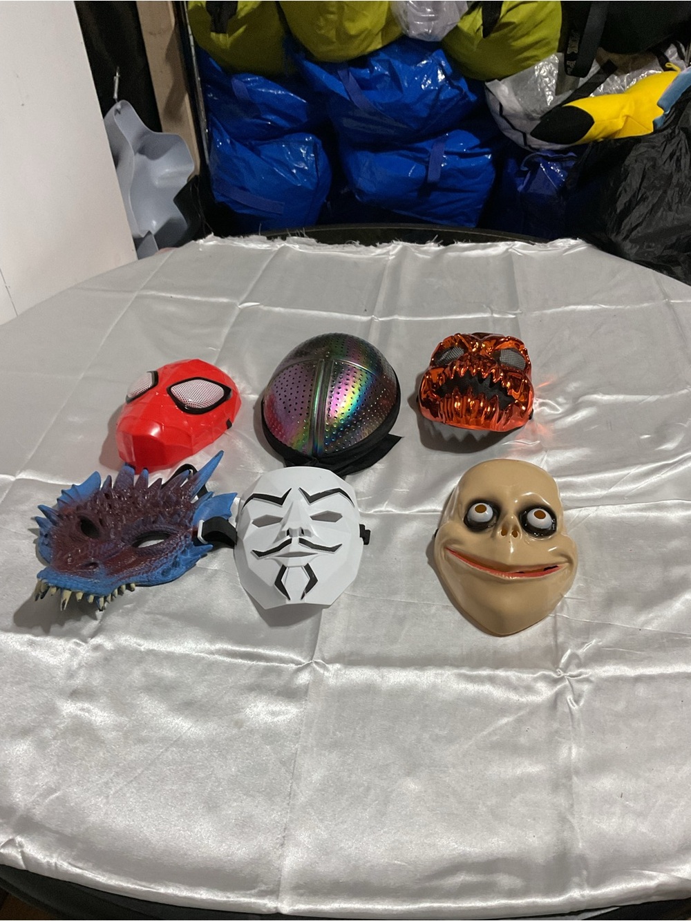 Set of 6Costume Masks - Colorful Halloween Masks